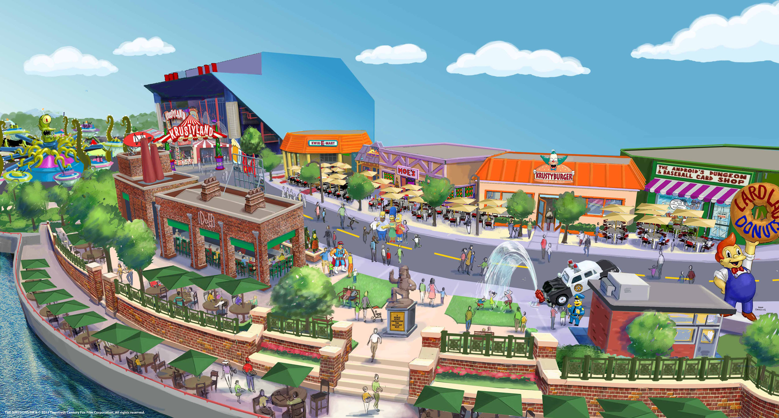 Ad Orlando si progetta un parco a tema ispirato alla Springfield dei Simpson!