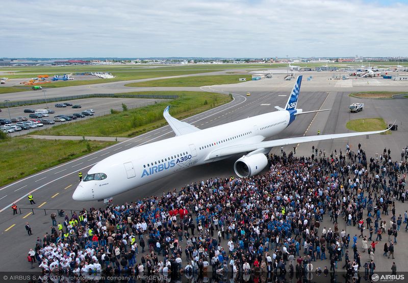 Presentato a Tolosa il nuovo Airbus A350 XWB