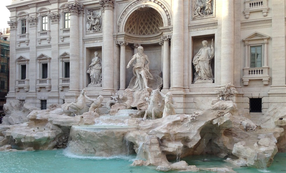 La Fontana di Trevi restituita al suo splendore