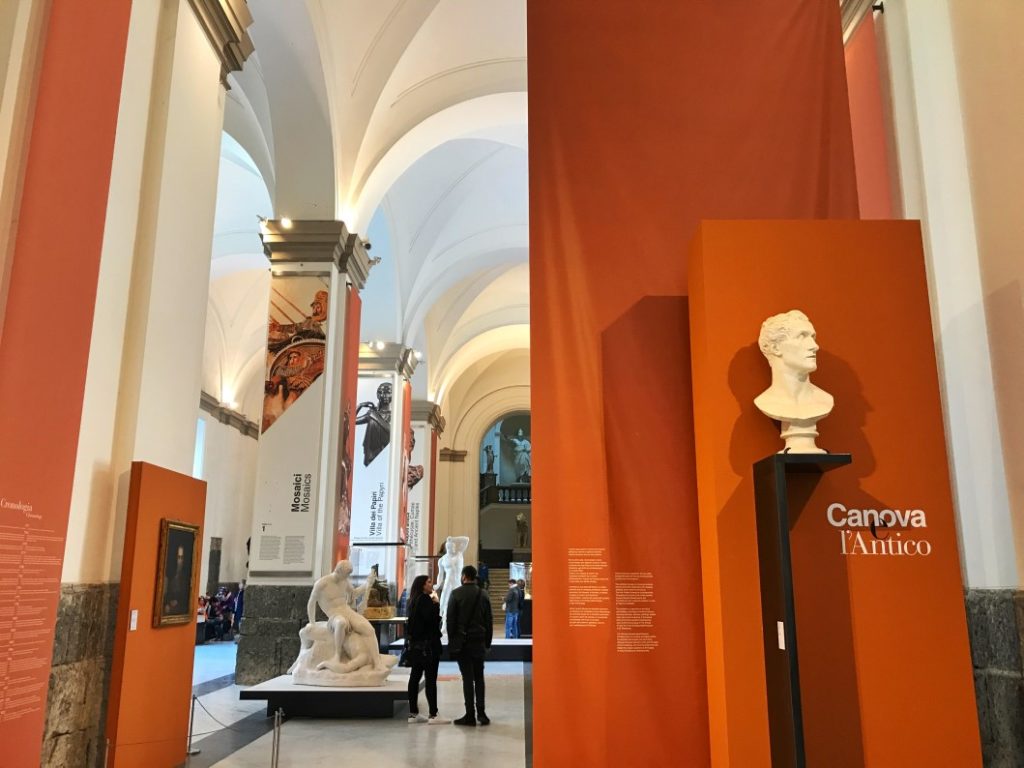 canova in mostra al mann