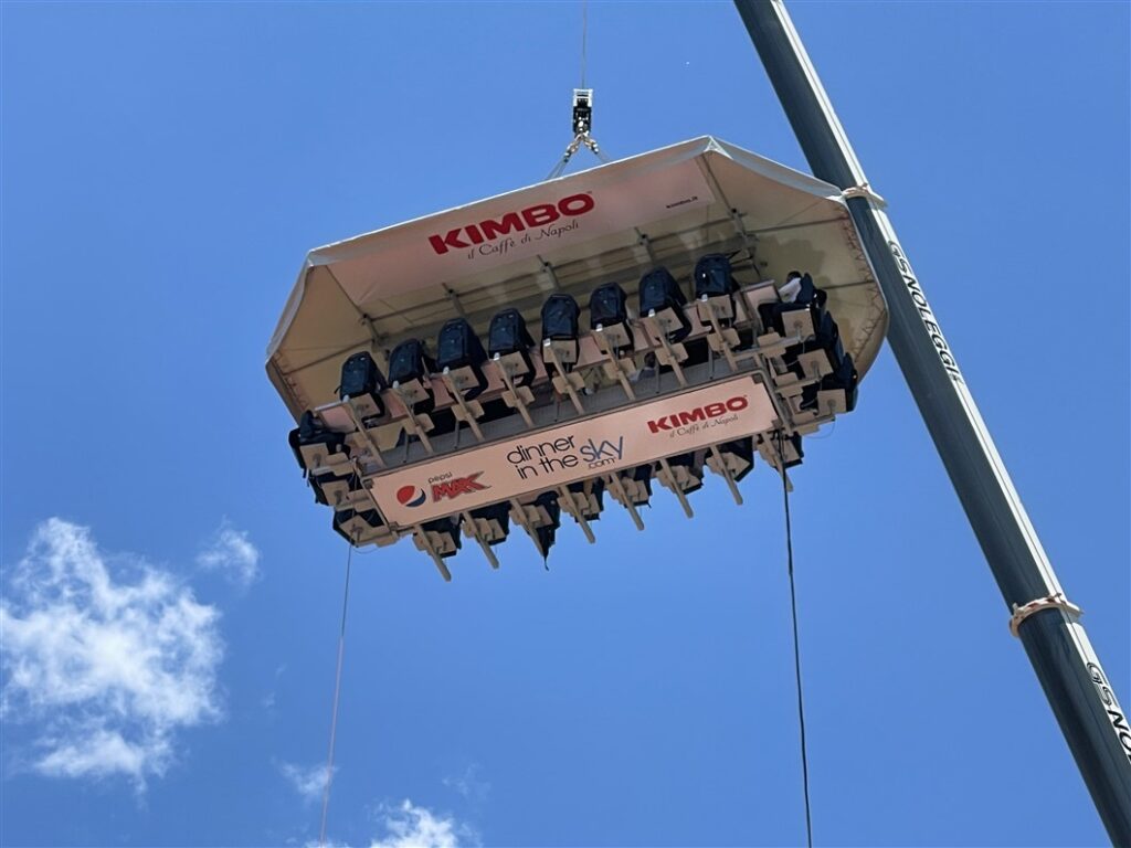 franco pepe dinner in the sky